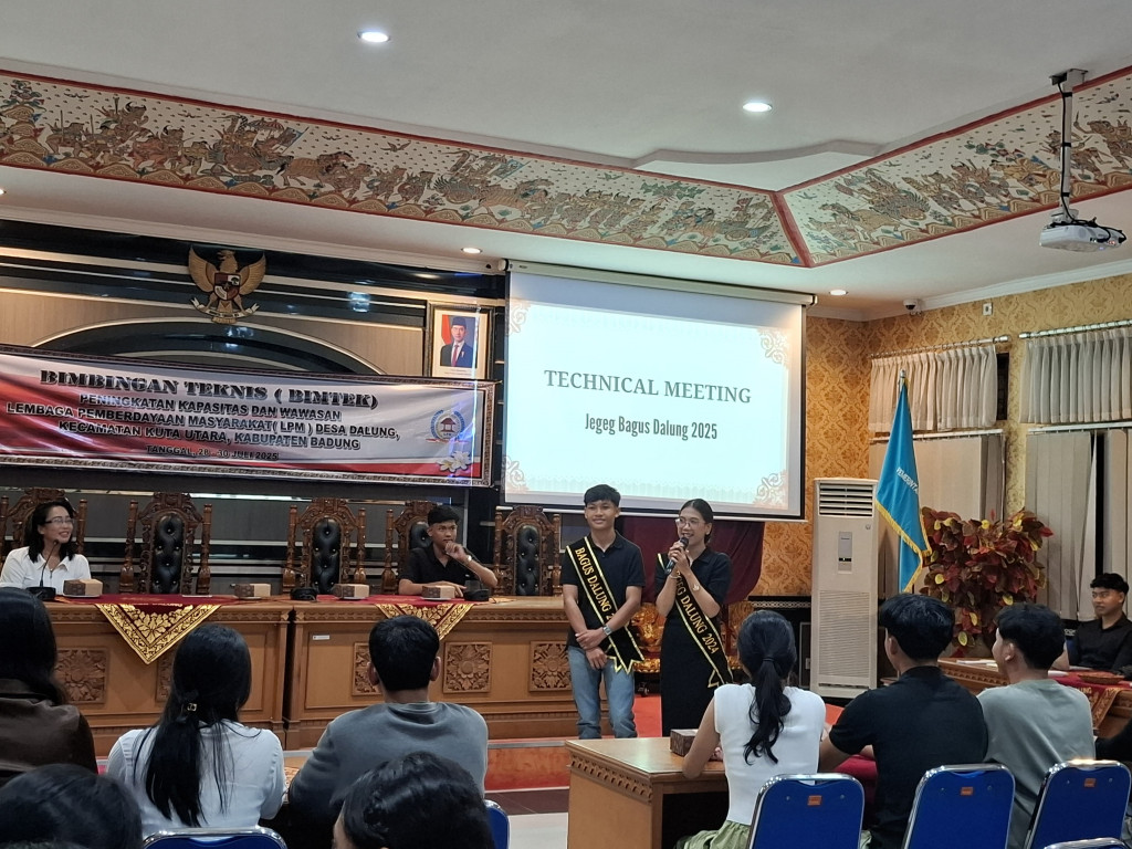 Kegiatan Technical Meeting Pemilihan Jegeg Bagus Dalung 2025